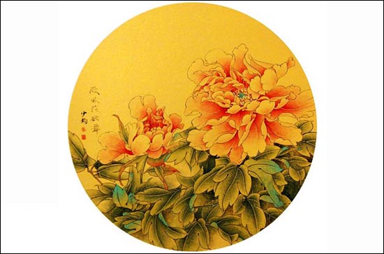 花鸟挂画中式配饰于中式设计空间装饰一抹灵动韵致