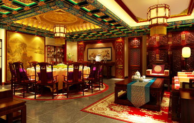 北京海淀古建四合院酒店中式装修