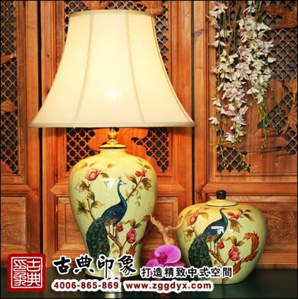 陶瓷古灯中式装饰