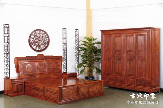 红酸枝木中式古典家具
