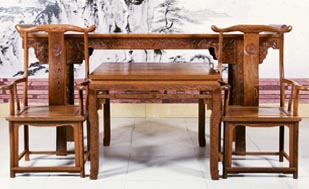 中式设计居室古典家具翘头案  大道至简兼得一方气势