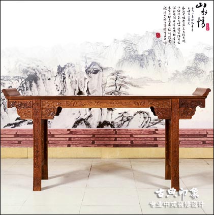 中式古典家具翘头案