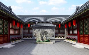 中式设计四合院，还原中国居住之魂