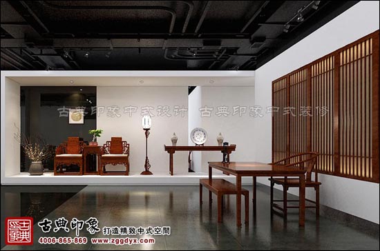 中式设计博物馆式展厅