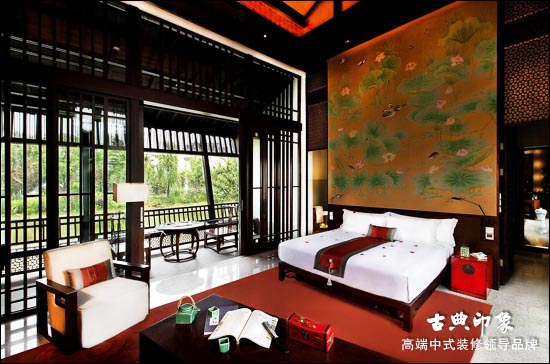 中式酒店室内空间