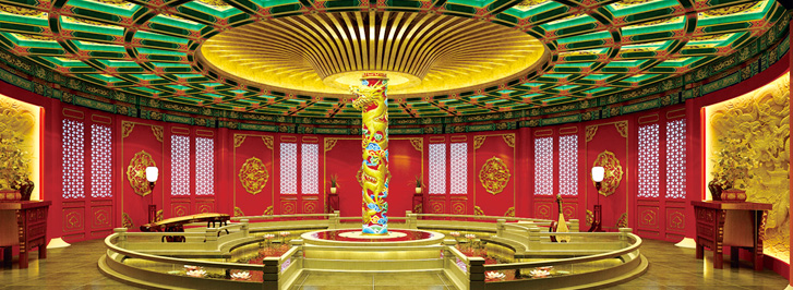 上海宫廷御膳酒店中式设计
