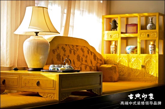 中式家具展示区域
