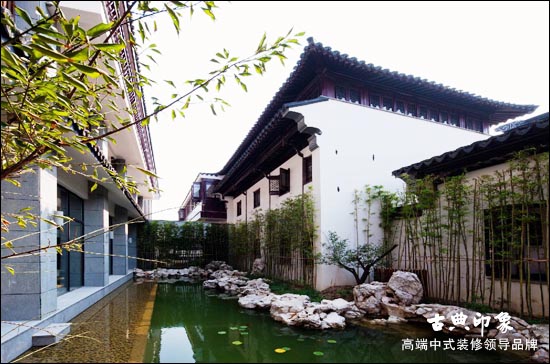中式酒店景观