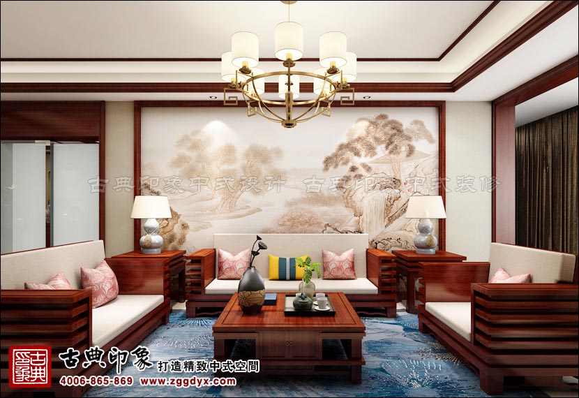 中式别墅装饰