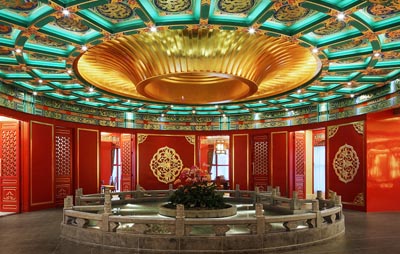 上海水波祥龙宫庭风格古典酒店装修，奢华，凝铸永恒